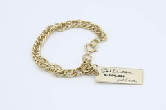1 Million Dollar Award Charm Bracelet