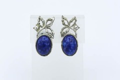 1962 Blue Hawaii Earrings
