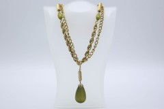 1962 Golden Avocado Necklace