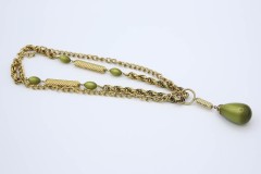 1962 Golden Avocado Necklace