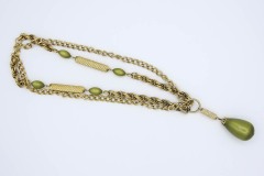 1962 Golden Avocado Necklace