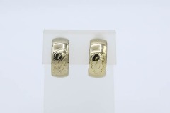 1966 Golden Bangle Earrings