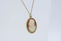 1966 Rose Cameo Necklace