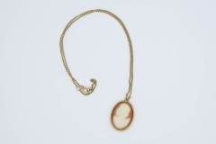 1966 Rose Cameo Necklace
