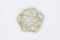 1967 Tailored Swirl Pin (Goldentone)