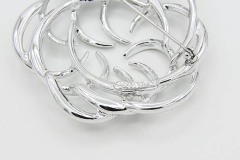 1967 Tailored Swirl Pin (Silver Tone)