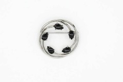 1970 Onyx Tears Pin