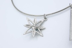 1971 Rock Trio Hoop Necklace