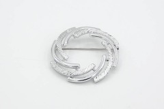 1972 Silvery Swirl Pin