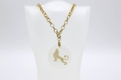 1973 Fashion Zodiac Necklace (Leo)