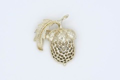 1973 Golden Acorn Pin