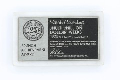 1974 Branch Achievement Award