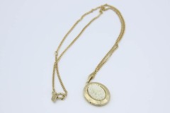 1976 Magnolia Locket Necklace
