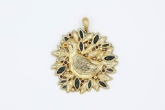 1978 Holiday Dove Pendant