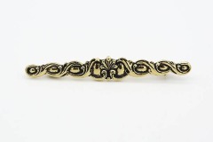 1979 Antique Scroll Bar Pin