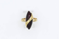 1979 Burgundy Twist Ring