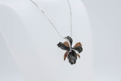 1980 Orchid Necklace