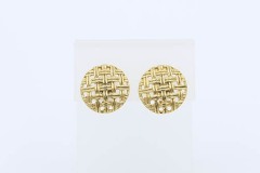 1981 Basketweave Earrings