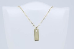 1981 Monogram Unisex Necklace