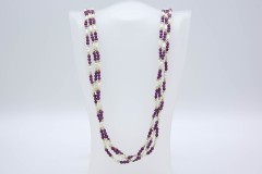 1982 Plum Lustre Necklace