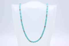 1984 Bamboo Necklace (Turquoise)