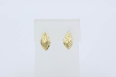 1984 Bold Twist Earrings (14k) #3132