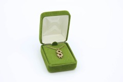 Dollar Sign Rhinestone  Award Necklace