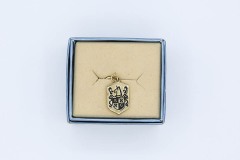 Gold Coat of Arms Charm