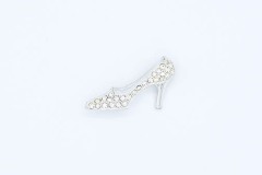 Rhinestone Slipper Sales Award Pin