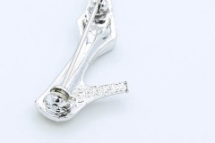 Rhinestone Slipper Sales Award Pin