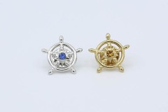 Ship's Wheel Award Pins