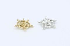 Ship's Wheel Award Pins