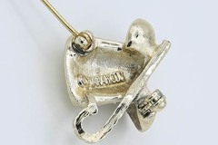 Top Hat and Cane Award Pin