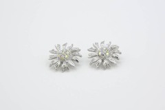 Unidentified AB Flower Earrings - Canada