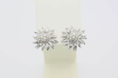 Unidentified AB Flower Earrings - Canada