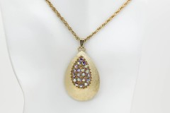 Unidentified Aurora Borealis Stone Canada Necklace