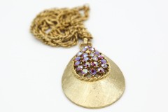 Unidentified Aurora Borealis Stone Canada Necklace