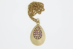 Unidentified Aurora Borealis Stone Canada Necklace