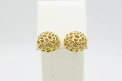 Unidentified Gold Openwork Earrings