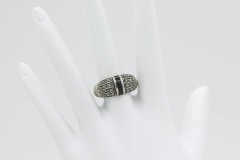Unidentified Onyx Marcasite Ring